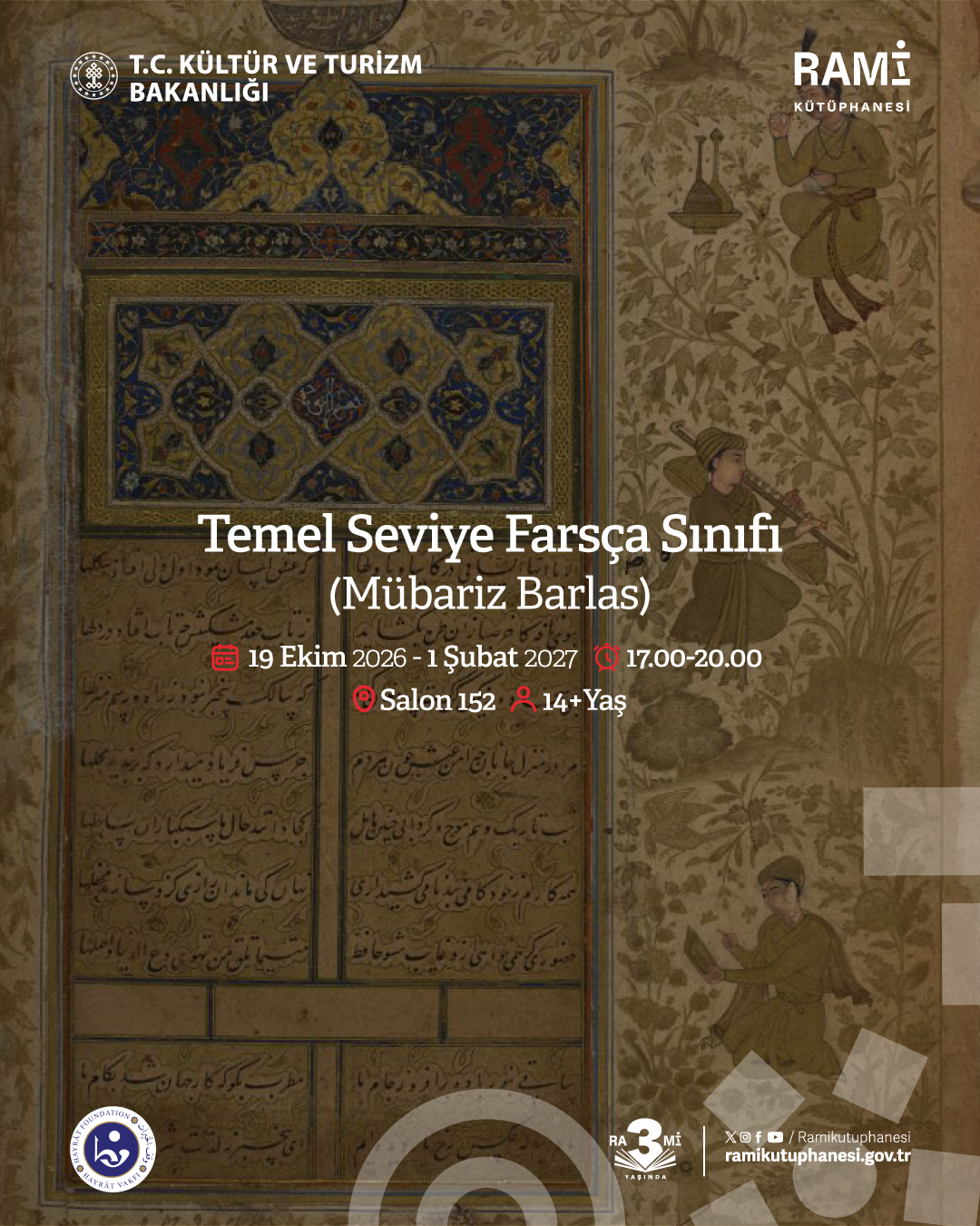 Rami Medeniyet Dilleri Atölyesi: Temel Seviye Farsça Sınıfı