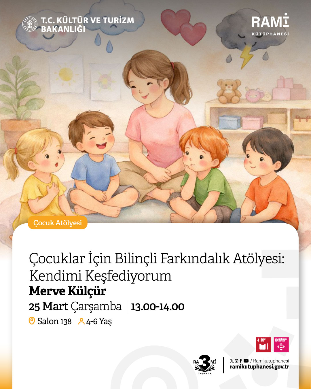 Çocuklar İçin Bilinçli Farkındalık Atölyesi: Kendimi Keşfediyorum