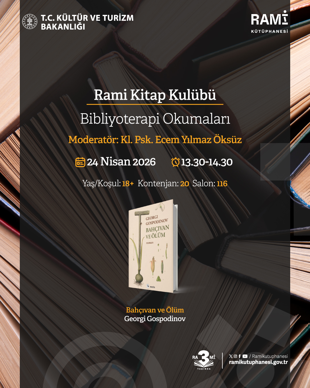 Rami Kitap Kulübü Bibliyoterapi Okumaları