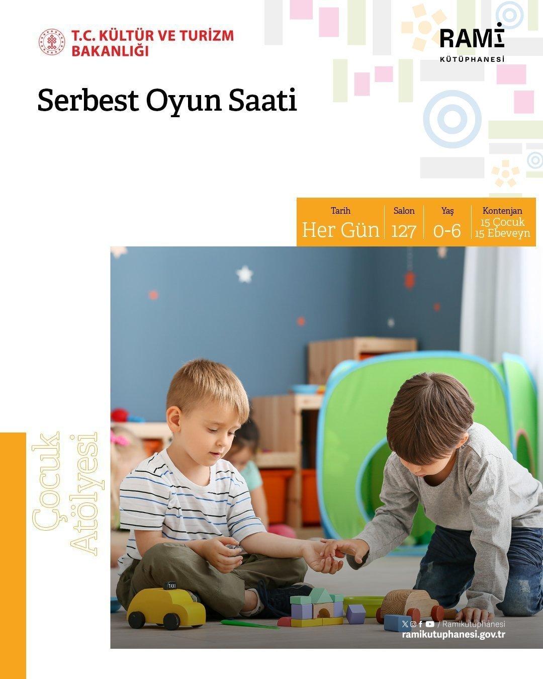 Bebek Kütüphanesi: Serbest Oyun Saati (4. Seans)