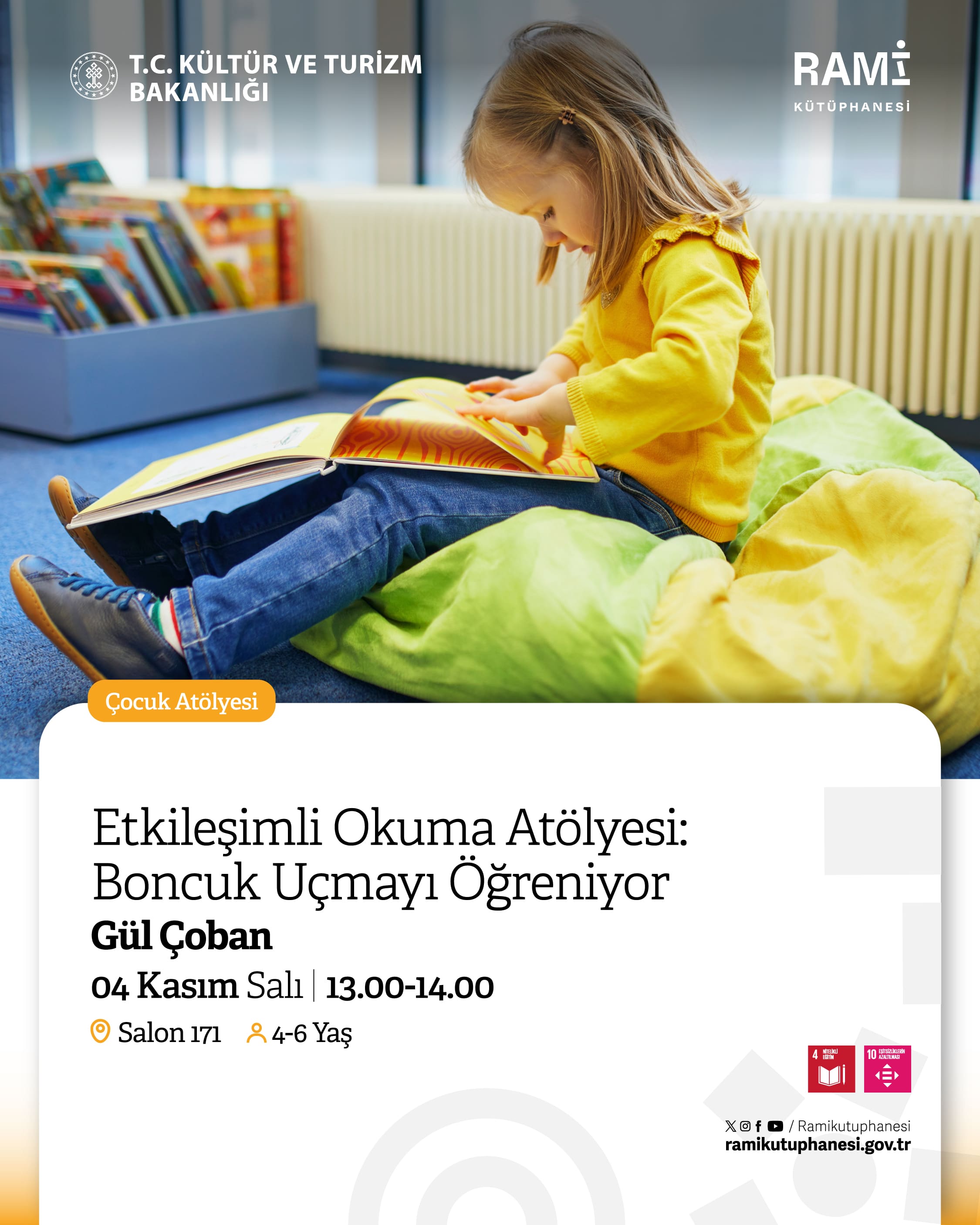 Etkileşimli Okuma Atölyesi: Boncuk Uçmayı Öğreniyor