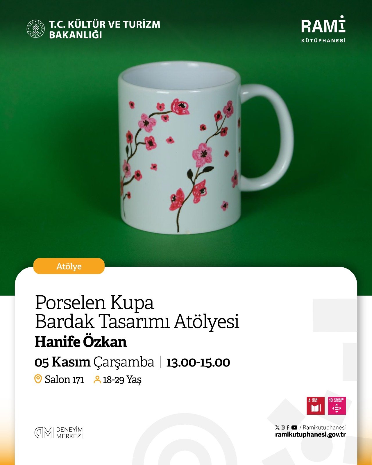 Porselen Kupa Bardak Tasarımı Atölyesi