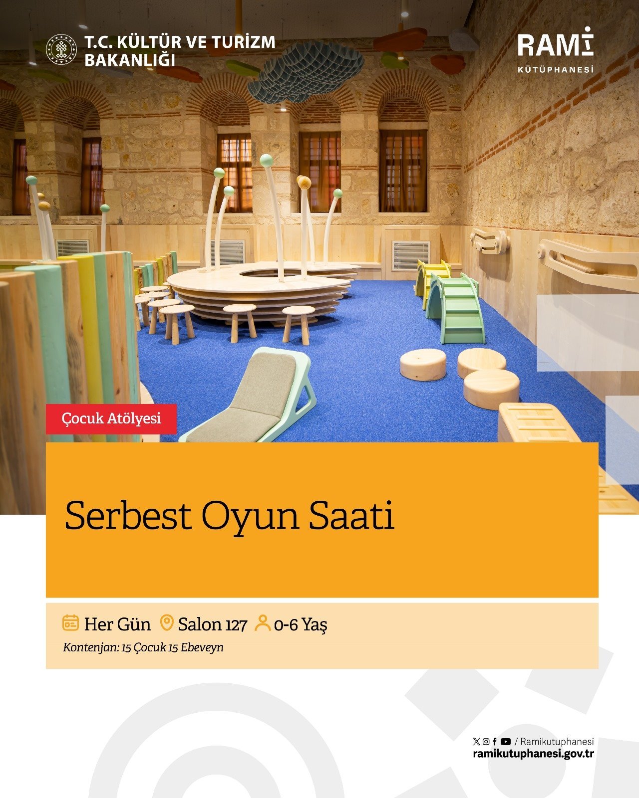 Bebek Kütüphanesi: Serbest Oyun Saati (7. Seans)