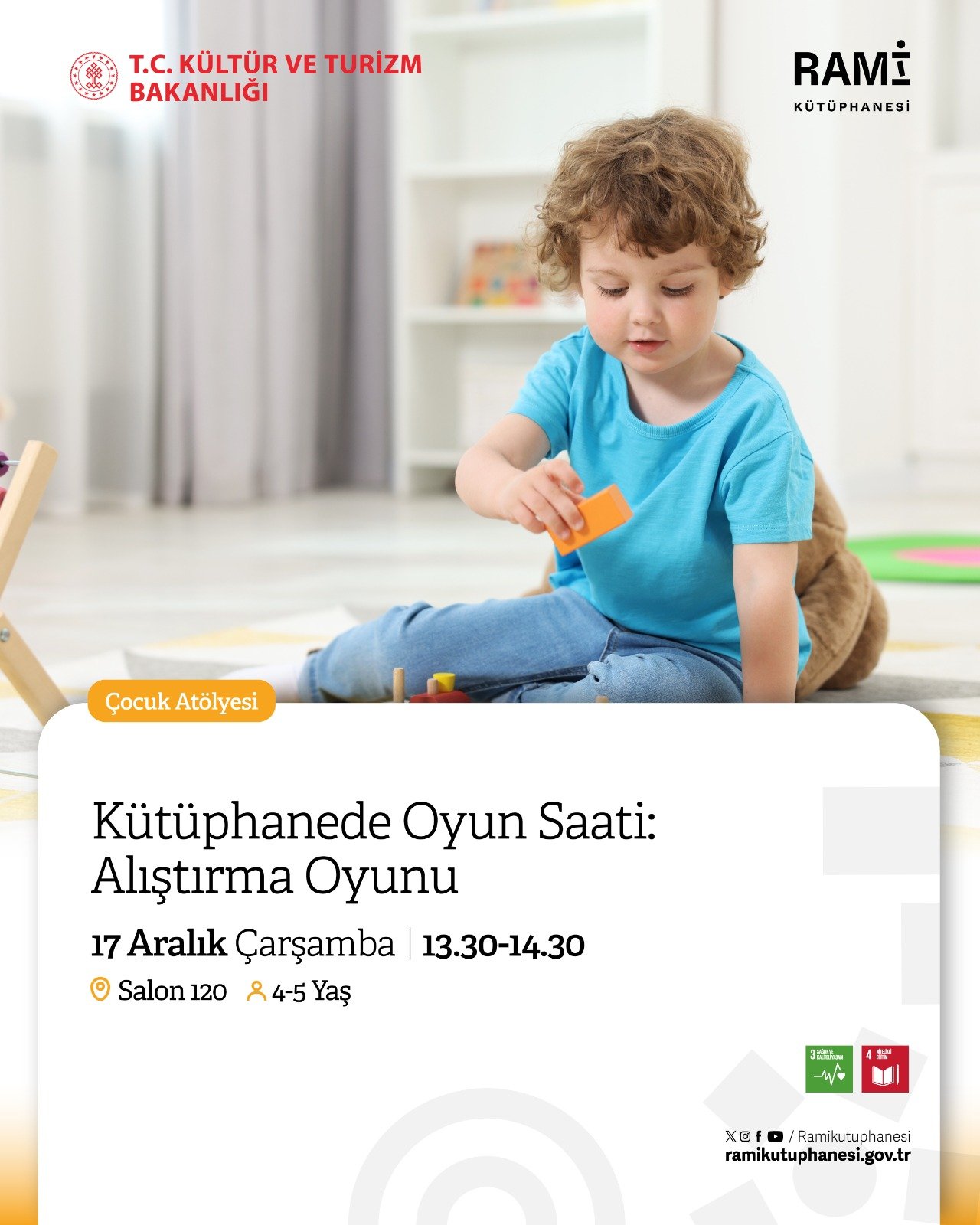 Kütüphanede Oyun Saati: Alıştırma Oyunu