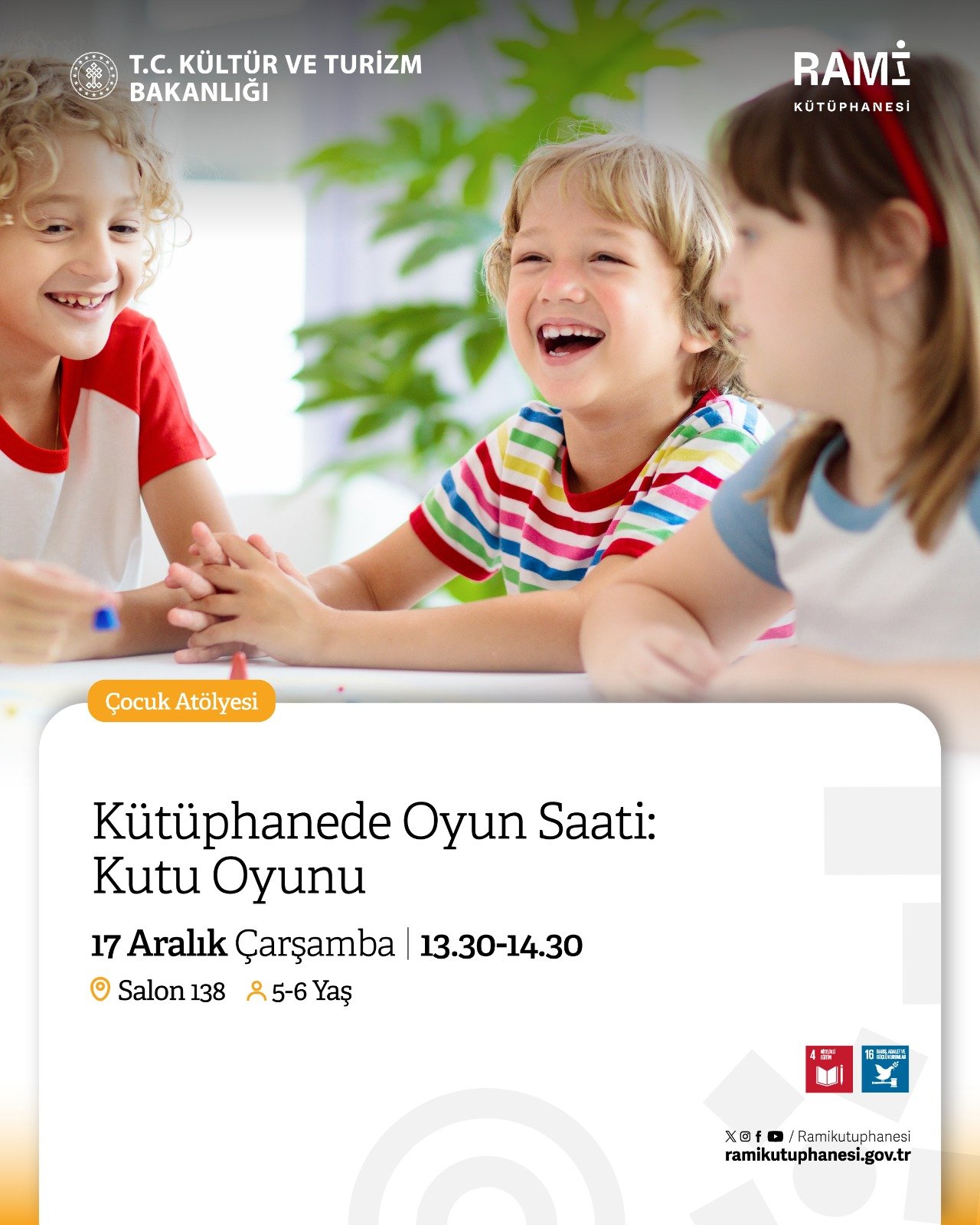 Kütüphanede Oyun Saati: Kutu Oyunu