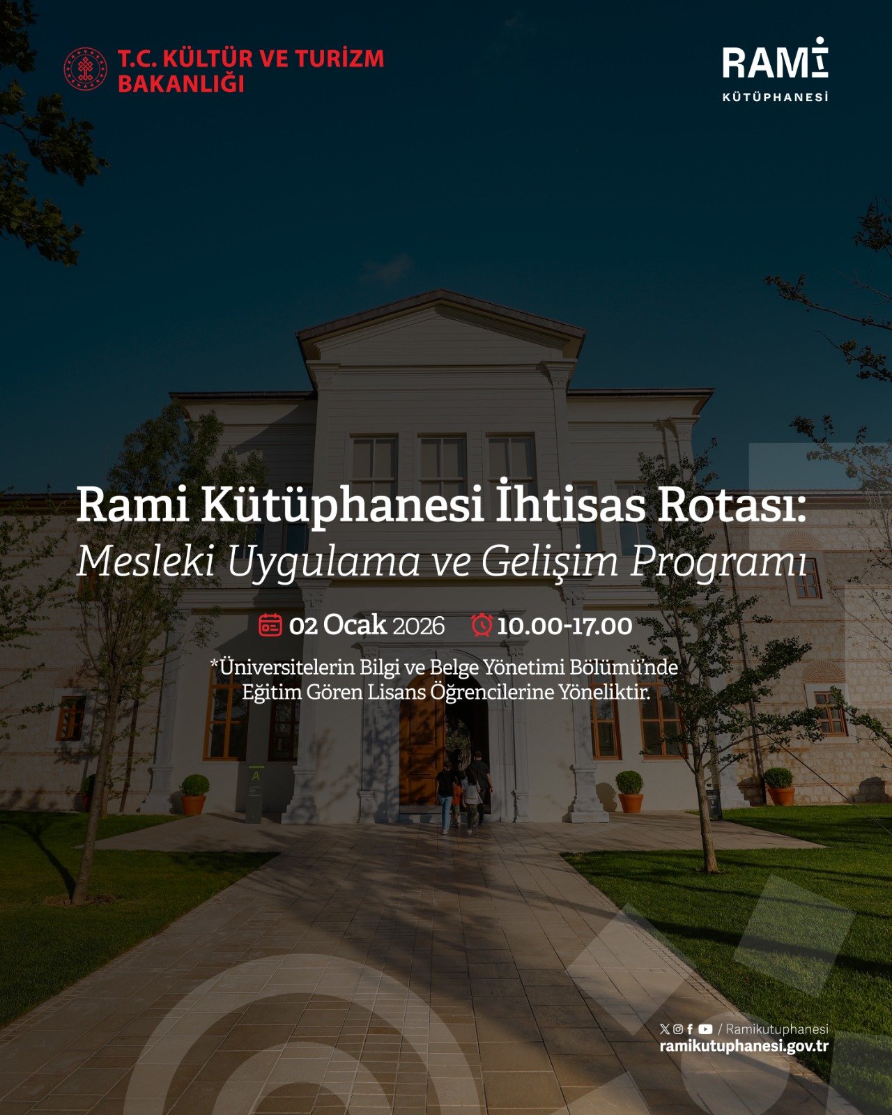 Rami Kütüphanesi İhtisas Rotası: Mesleki Uygulama ve Gelişim Programı
