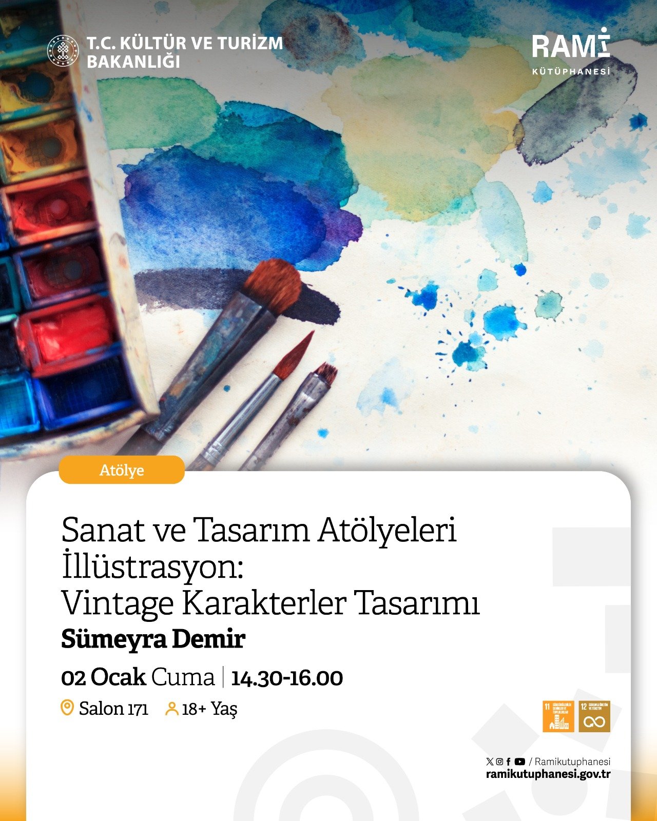 Sanat ve Tasarım Atölyeleri İllüstrasyon :Vintage Karakterler Tasarımı