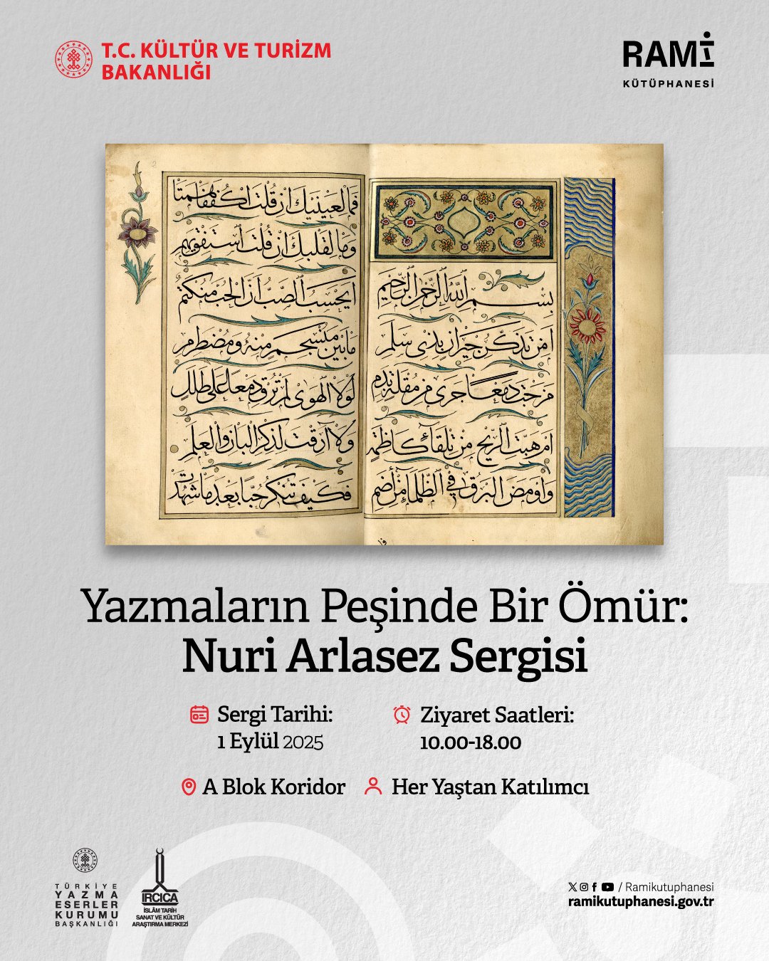 Yazmaların Peşinde Bir Ömür: Nuri Arlasez Sergisi