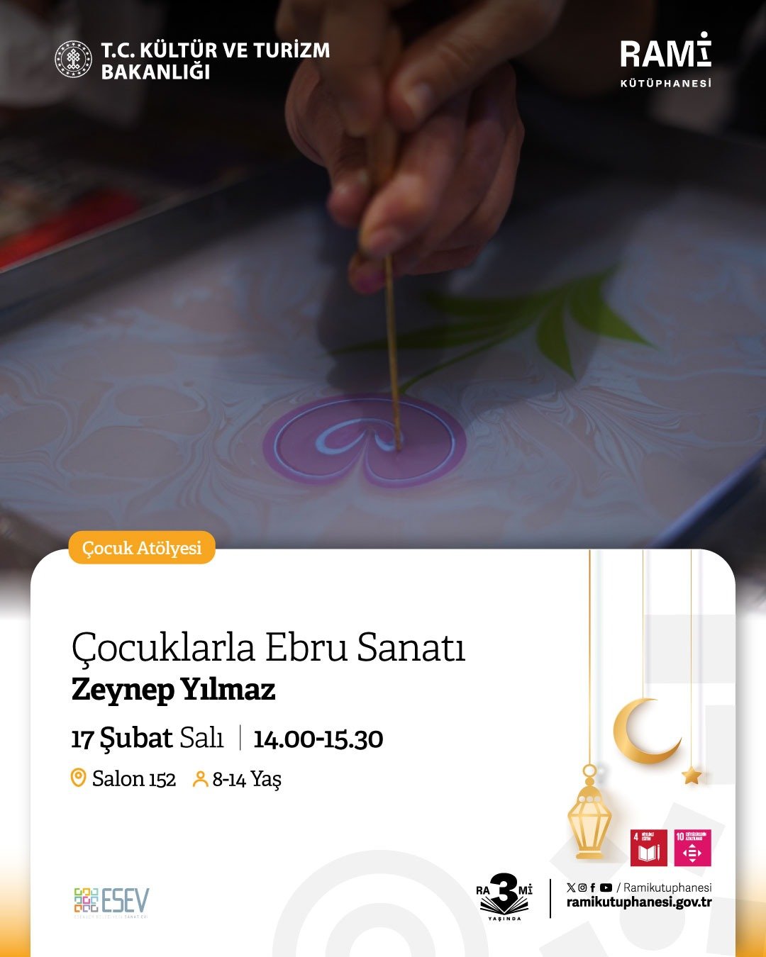 Çocuklarla Ebru Sanatı