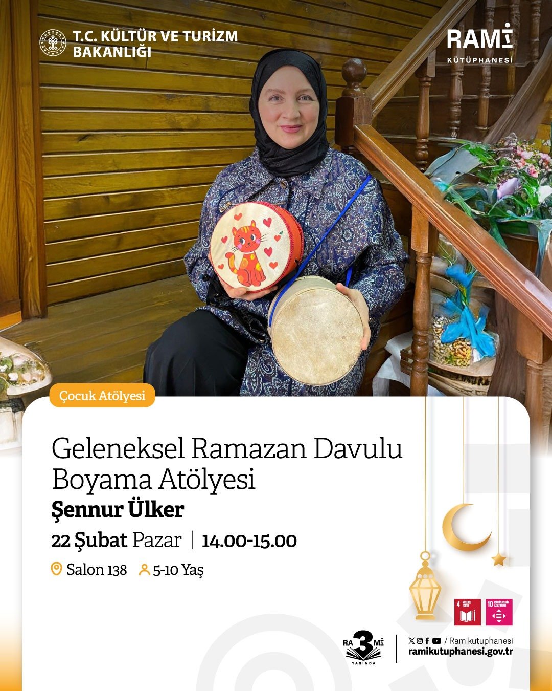 Geleneksel Ramazan Davulu Boyama Atölyesi