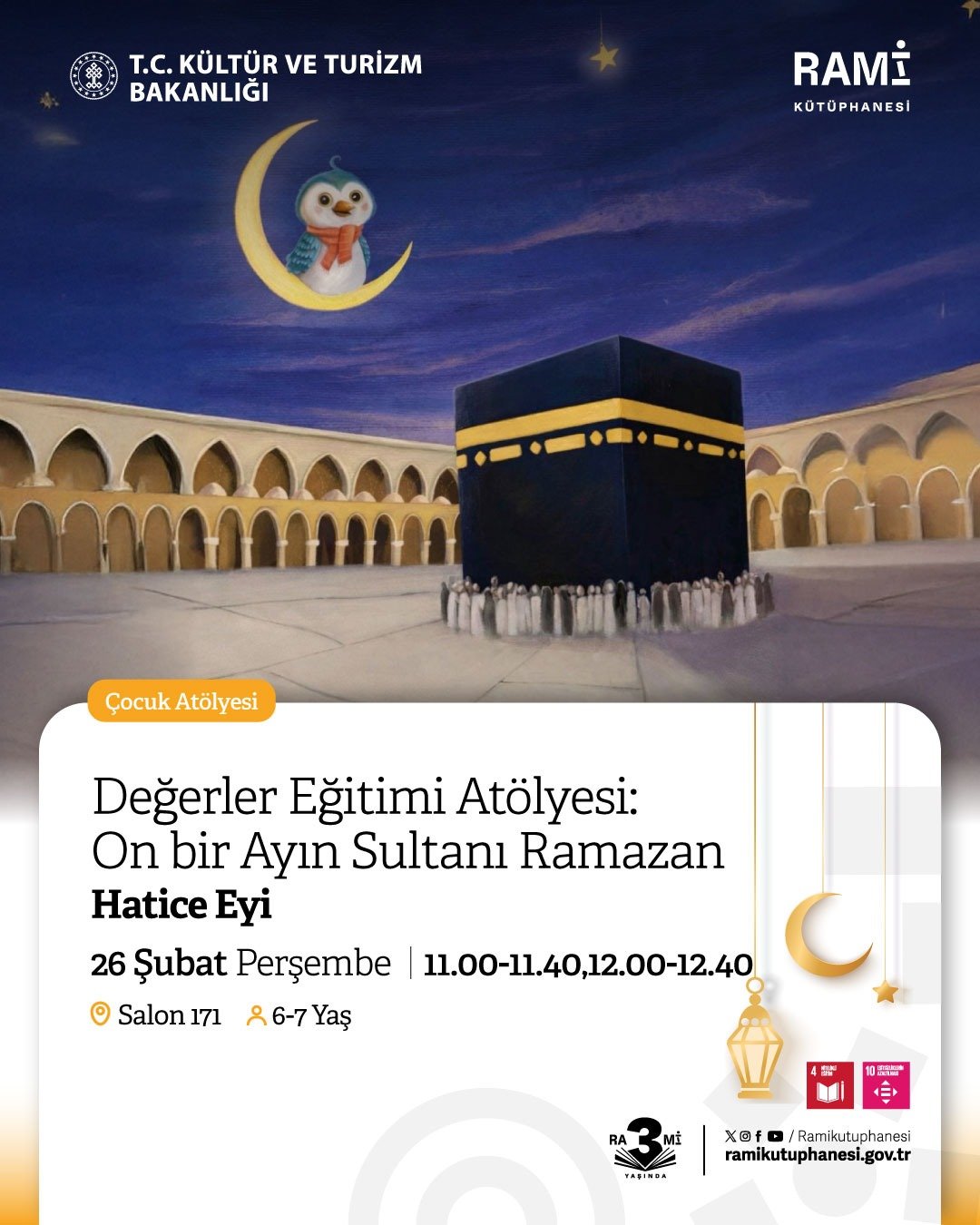 Değerler Eğitimi Atölyesi: On bir Ayın Sultam Ramazan (2. Seans)