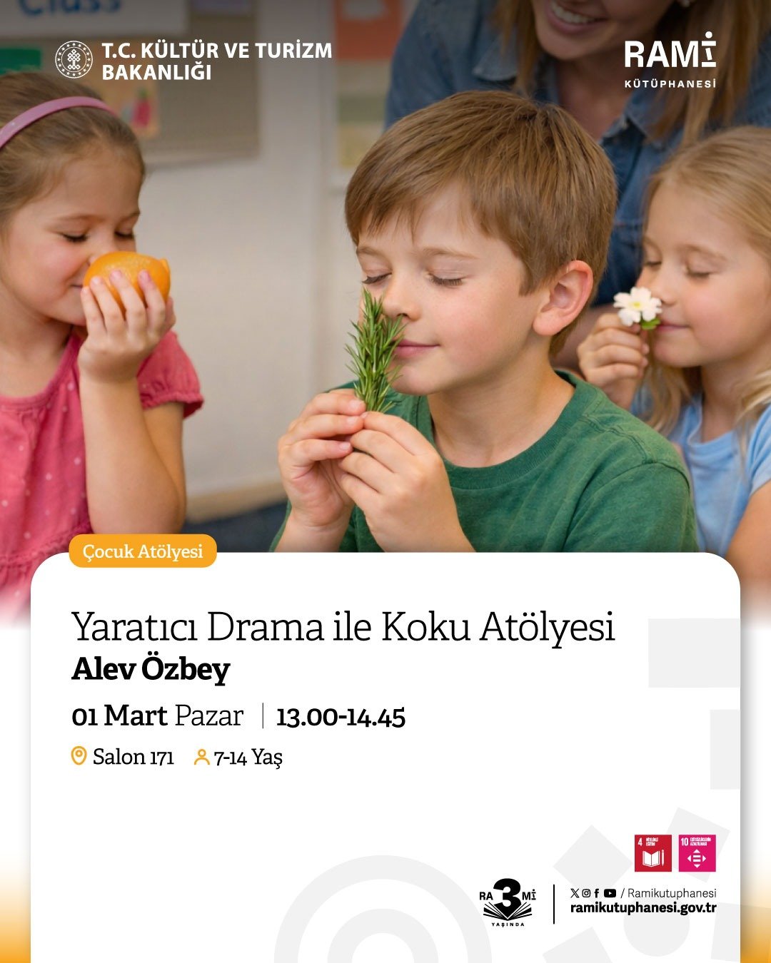 Yaratıcı Drama ile Koku Atölyesi