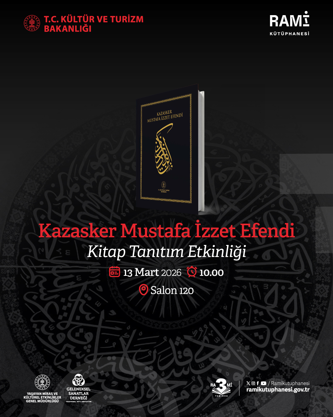 Kazasker Mustafa İzzet Efendi Kitap Tanıtım Etkinliği