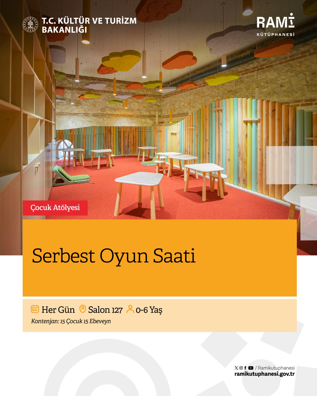 Bebek Kütüphanesi: Serbest Oyun Saati (7. Seans)