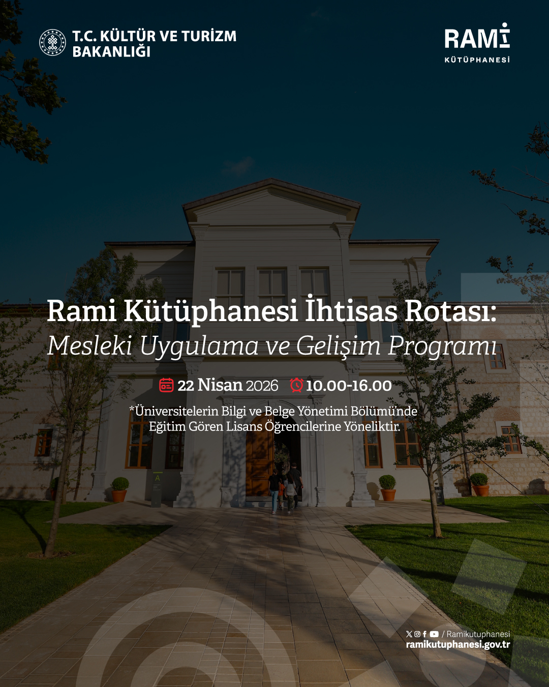 Rami Kütüphanesi İhtisas Rotası: Mesleki Uygulama ve Gelişim Programı