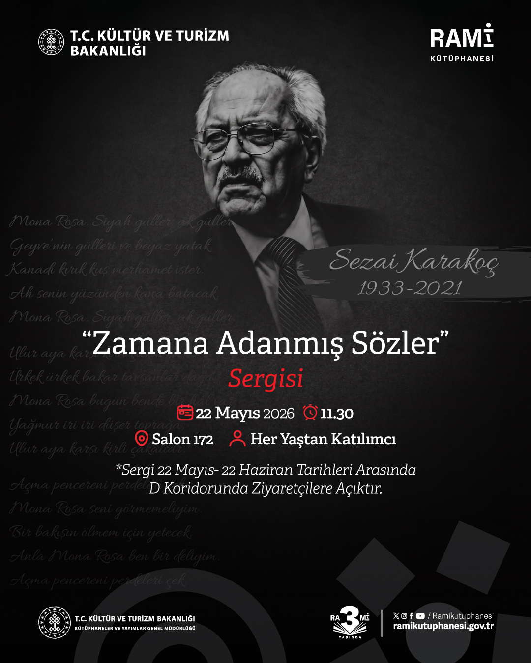 "Zamana Adanmış Sözler" Sergisi