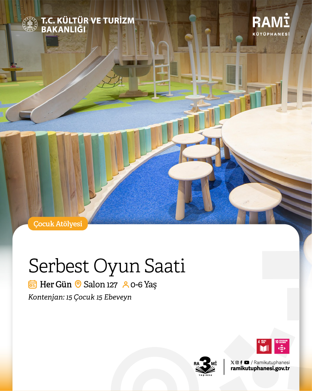 Bebek Kütüphanesi: Serbest Oyun Saati (1. Seans)