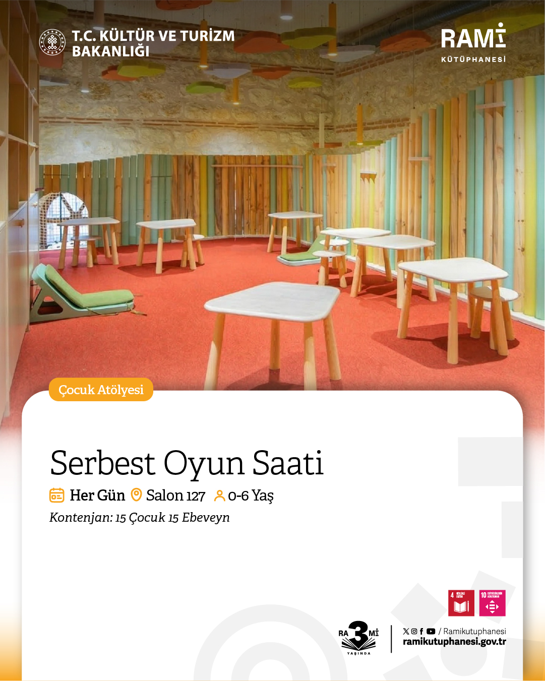Bebek Kütüphanesi: Serbest Oyun Saati (7. Seans)