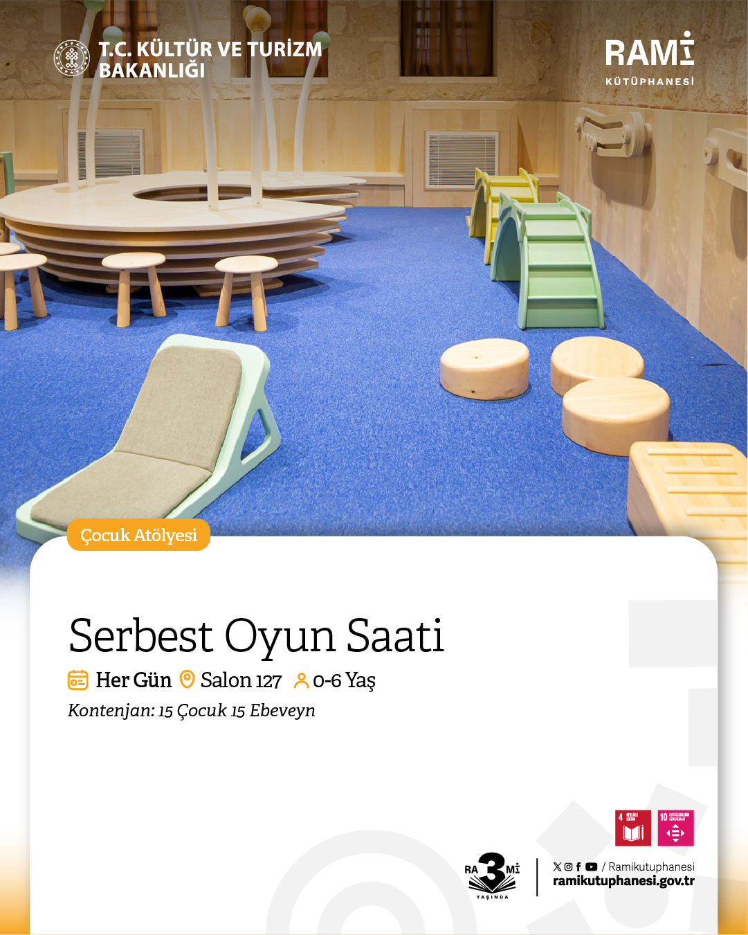 Bebek Kütüphanesi: Serbest Oyun Saati (7. Seans)